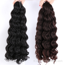 Femmes 20inches Body Wave Océan Cheveux Synthétiques Bluk